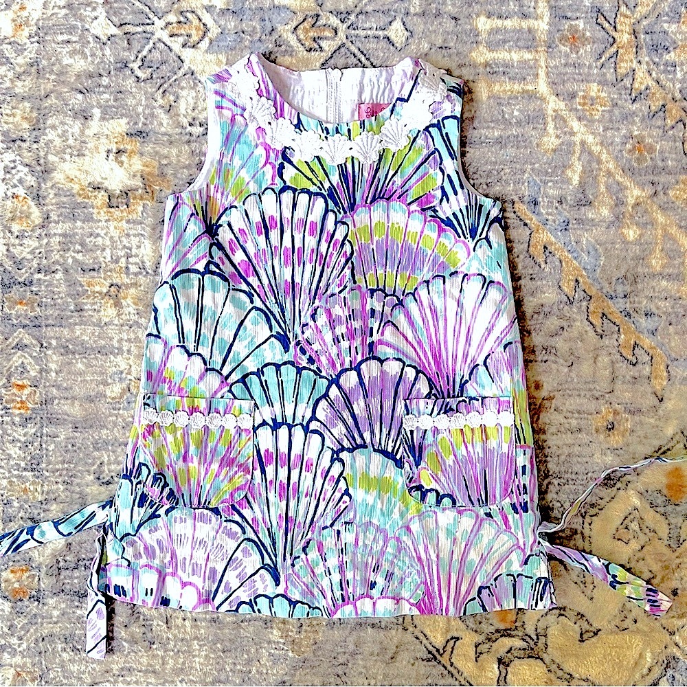 Girls Little Lilly Knit Shift dress EUC 2T